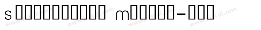 Sotoportego Medium字体转换